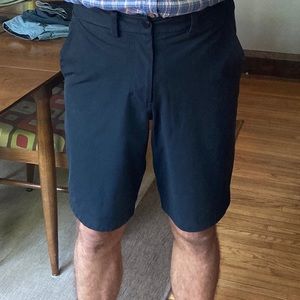 Men’s 32 waist black Lululemon ABC shorts